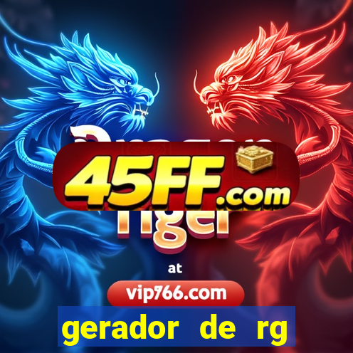 gerador de rg frente e verso